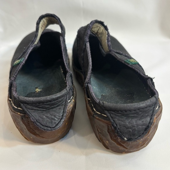 EL NATURALISTA Sz 38 Clogs Slip On Matte Leather Round Toe Rubber Sole Shoes - Picture 7 of 8